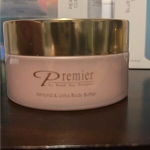 Premier Almond & Lotus Body Butter - Pink Jar with Gold Lid